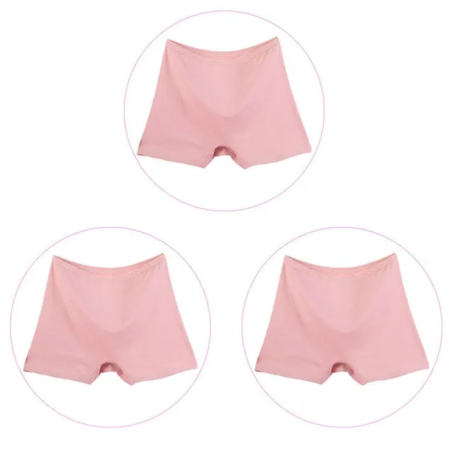 3 Pack 6XL Big Size Boyshorts Women Underwear Safety Short Pants Large Size Ladies Cotton Panties
