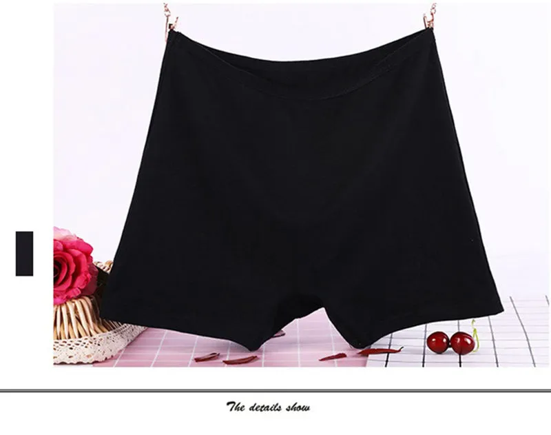 3 Pack 6XL Big Size Boyshorts Women Underwear Safety Short Pants Large Size Ladies Cotton Panties
