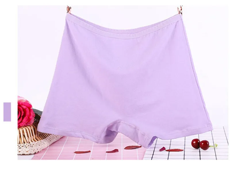3 Pack 6XL Big Size Boyshorts Women Underwear Safety Short Pants Large Size Ladies Cotton Panties