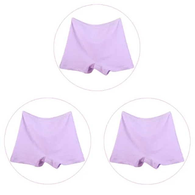 3 Pack 6XL Big Size Boyshorts Women Underwear Safety Short Pants Large Size Ladies Cotton Panties