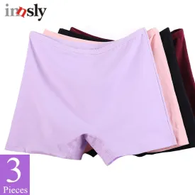 3 Pack 6XL Big Size Boyshorts Women Underwear Safety Short Pants Large Size Ladies Cotton Panties