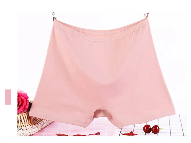 3 Pack 6XL Big Size Boyshorts Women Underwear Safety Short Pants Large Size Ladies Cotton Panties