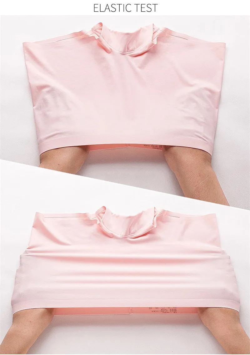 3 Pack Ladies Boyshorts Seamless Ice Silk Ladies Safety Short Pants Mid Waist Summer Breathable Boxer Undies Underwear