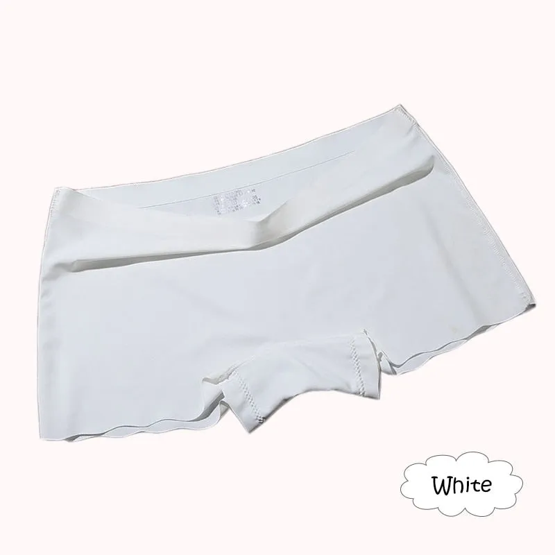 4 Pack Ladies Seamless Short Pants Safety Boyshorts Summer Shorts Lady Boxer Panties Healthy Lingerie