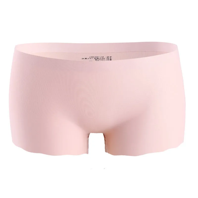 4 Pack Ladies Seamless Short Pants Safety Boyshorts Summer Shorts Lady Boxer Panties Healthy Lingerie