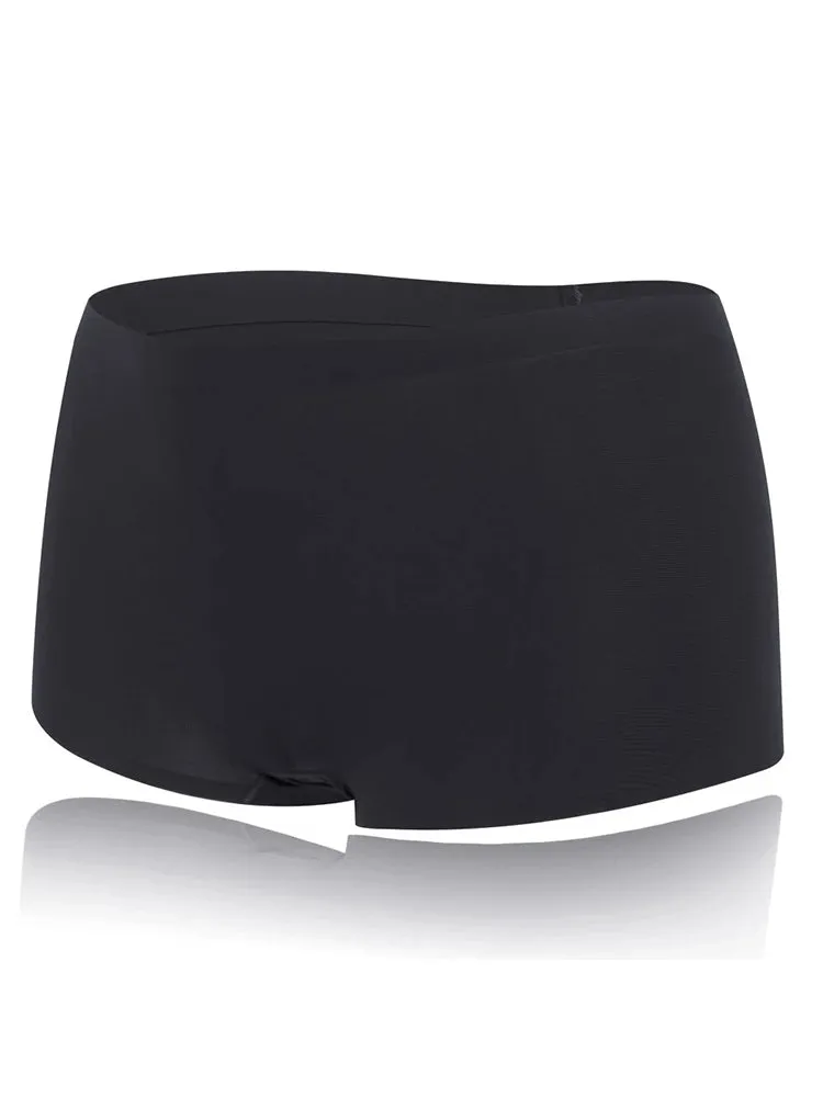4-Pack Women's Seamless Boyshorts Ice Silk Panties