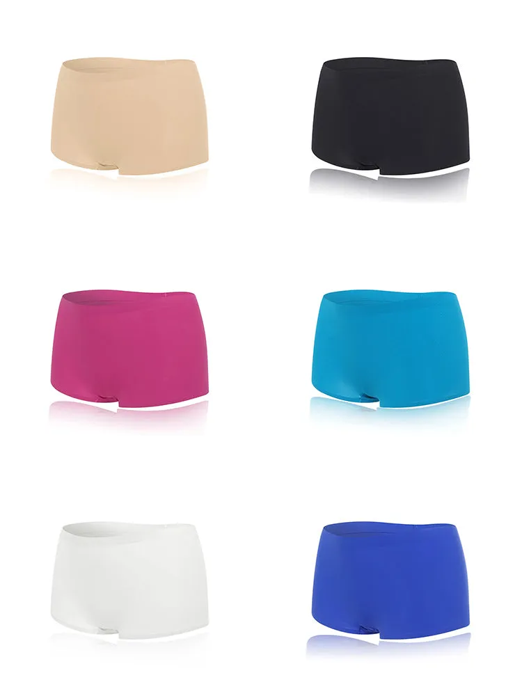 4-Pack Women's Seamless Boyshorts Ice Silk Panties