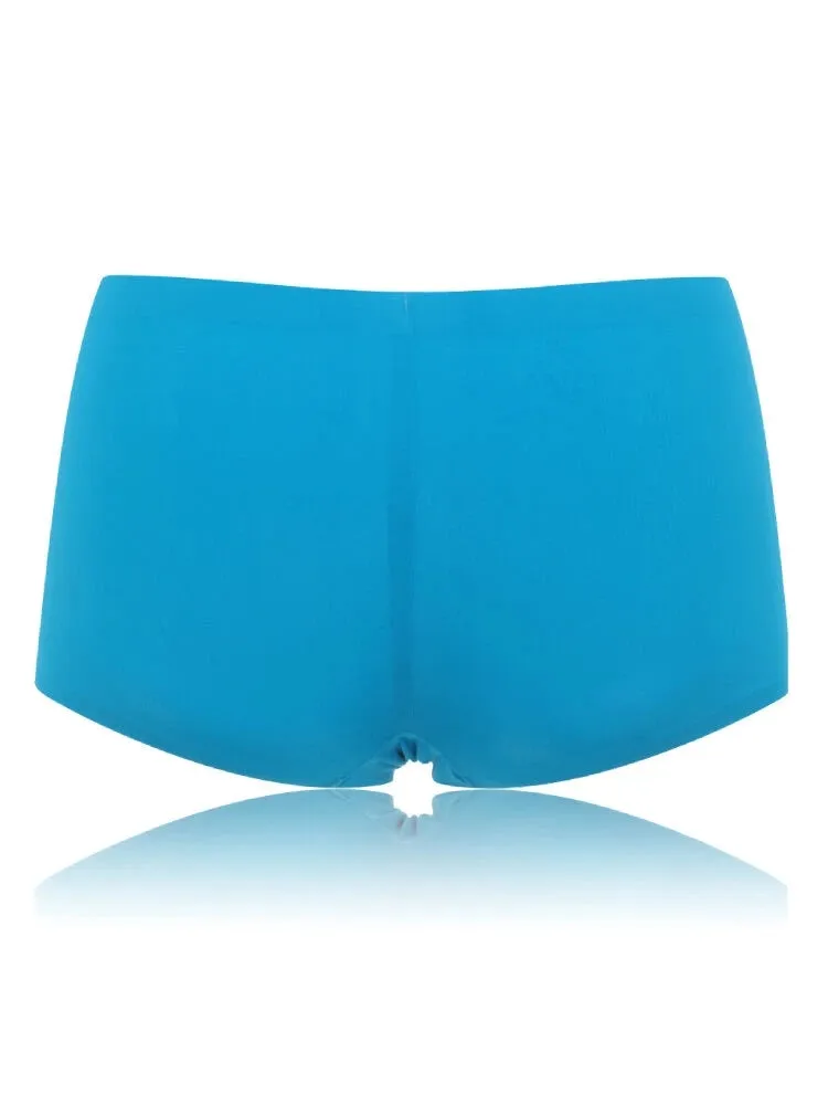 4-Pack Women's Seamless Boyshorts Ice Silk Panties