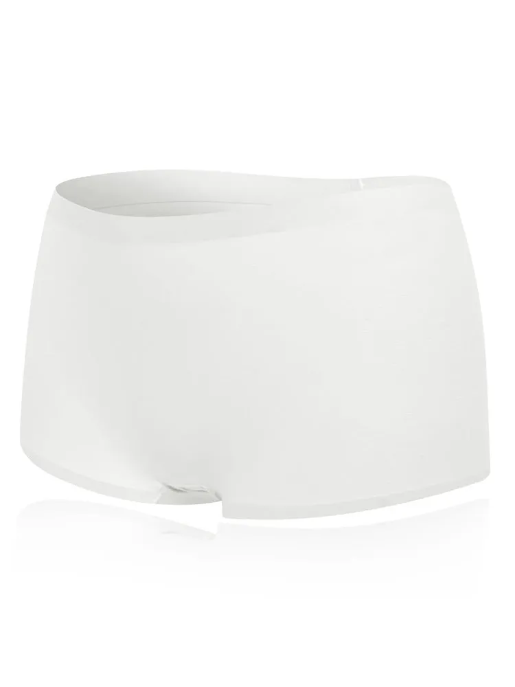4-Pack Women's Seamless Boyshorts Ice Silk Panties