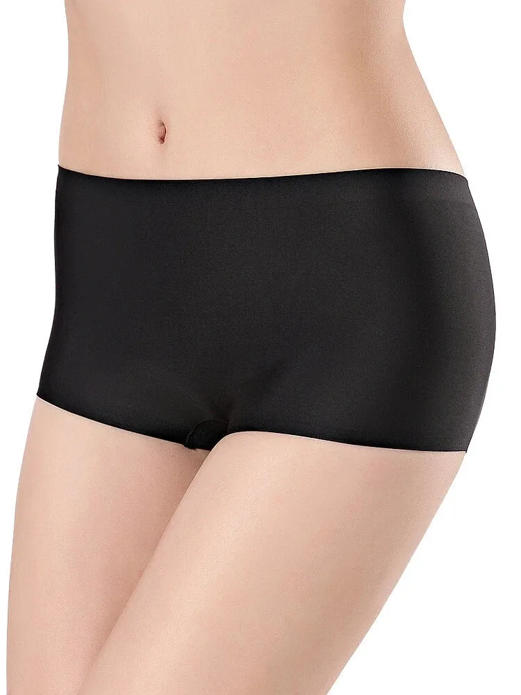 4-Pack Women's Seamless Boyshorts Ice Silk Panties