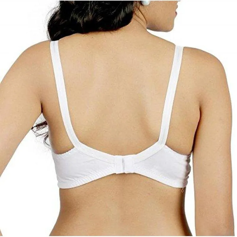 Daisy Dee Cotton Non Padded Everyday Charishma Bra White