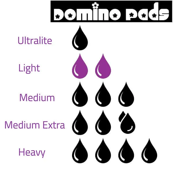 Domino Pads Wingless Cloth Pads Kiwi Petite Liner