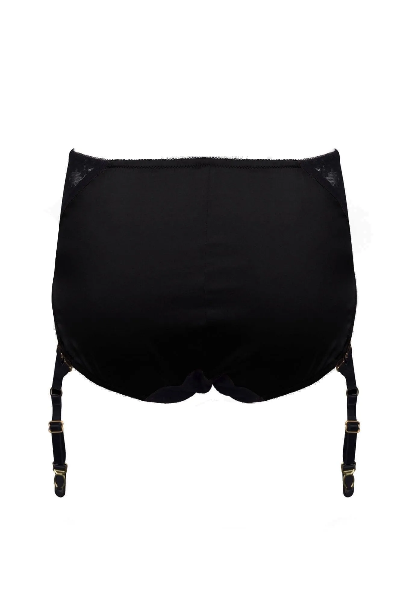 Fever & Thoughts Black Garter Briefs