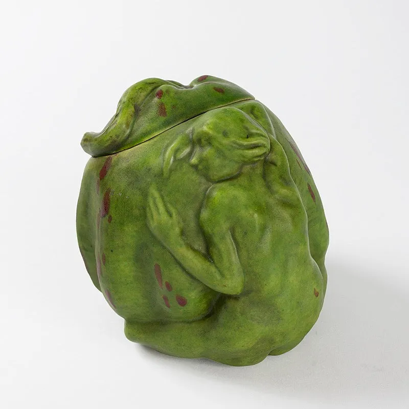 François-Rupert Carabin Ceramic Covered Jar