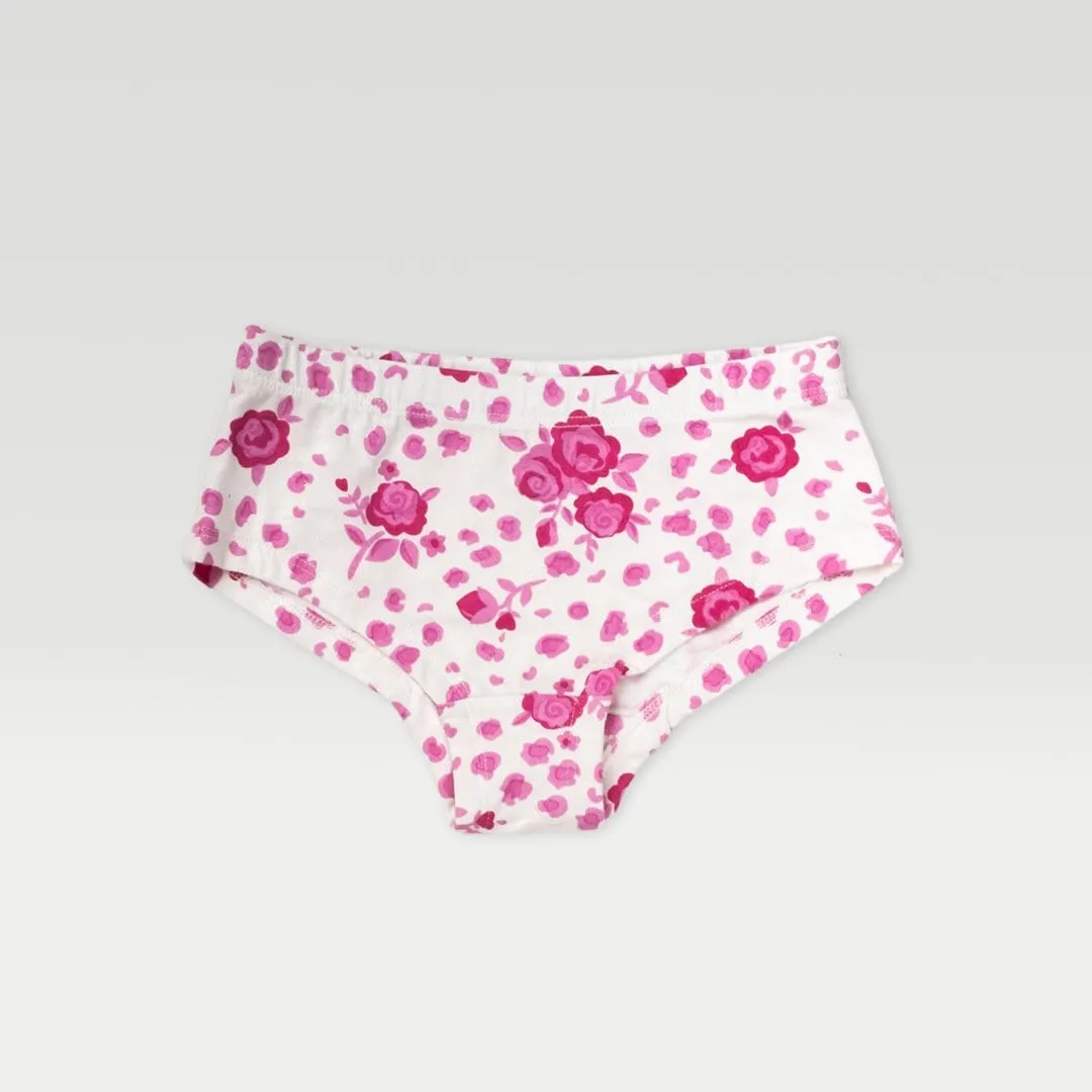 Girl Boyshorts, Pack of 3, Bio-wash Cotton Antibacterial Finish  (1-10 Years)