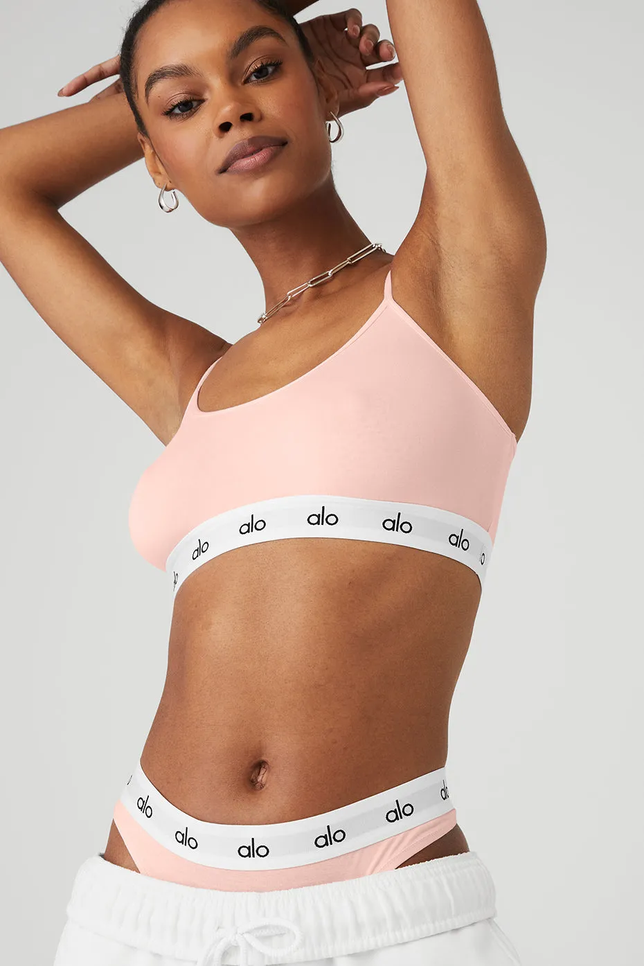 Icon Cami Bra - Powder Pink