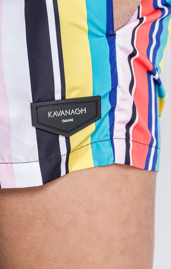 Multicolor California Sunrise Swimshorts
