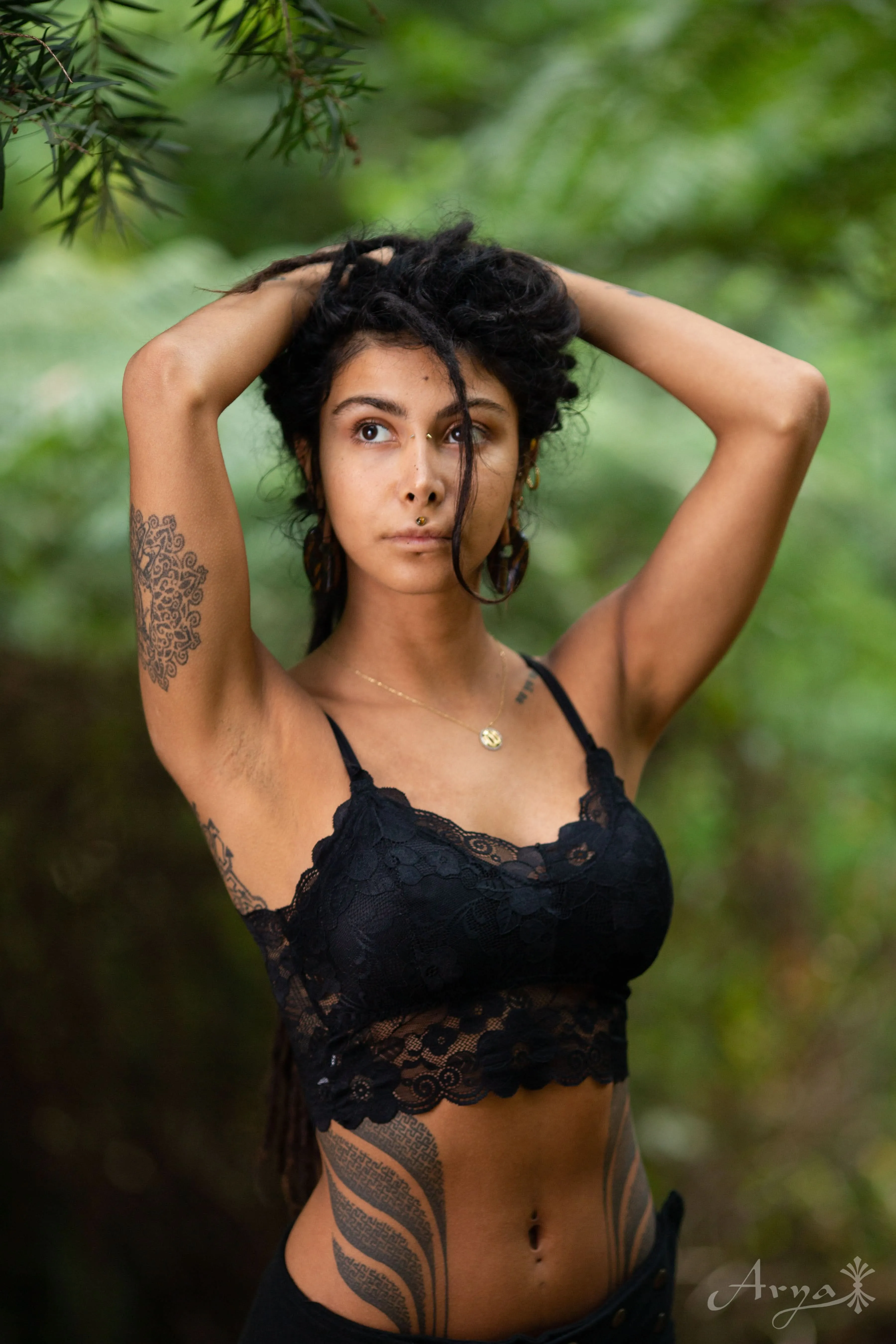 Wireless Lace Burlesque Bra