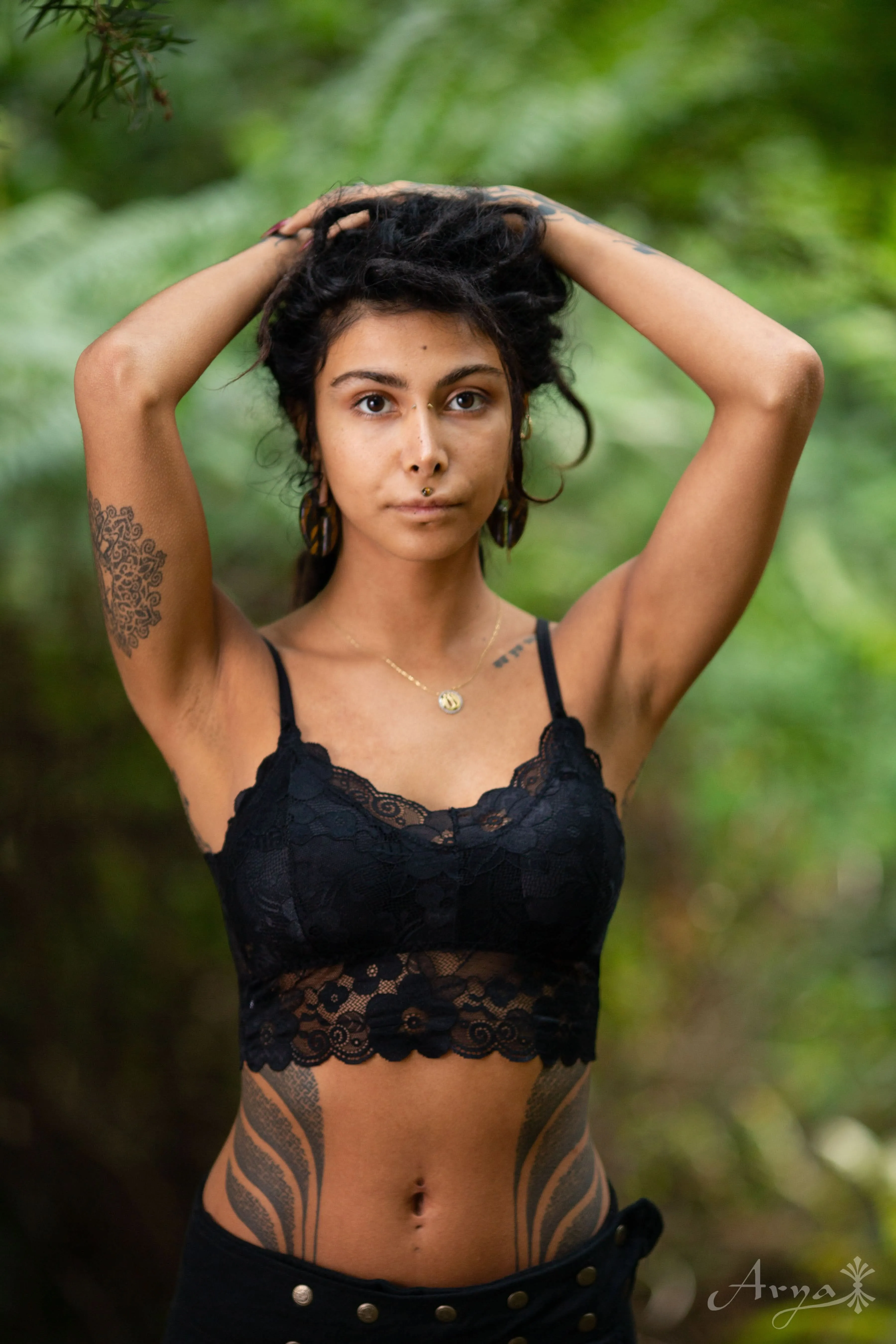 Wireless Lace Burlesque Bra